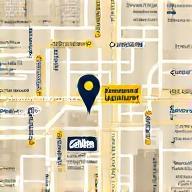 Map showing location of The Custard Factory in Birmingham