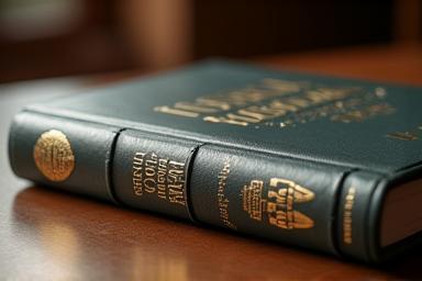 Wire-bound university thesis with custom cover